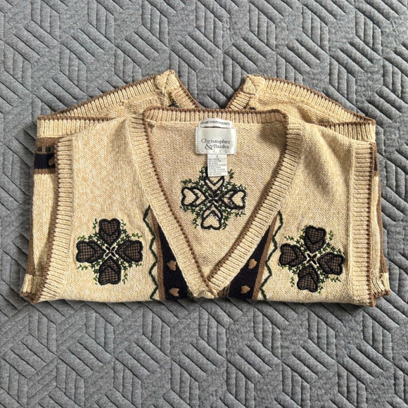 Christopher & Banks Hand Embroidered Sweater Vest - Picture 6 of 6